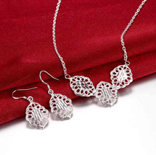 silver plated jewelry sets Prismatic necklace + earrings african jewelry set Personalized 92 ELY