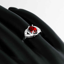silver plated wedding ring Angel wings bague femme charms277 ELY