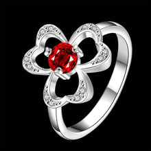 silver plated wedding ring Angel wings bague femme charms277 ELY