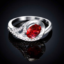 silver plated wedding ring Angel wings bague femme charms277 ELY