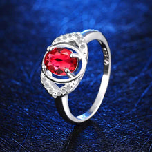 silver plated wedding ring Angel wings bague femme charms277 ELY