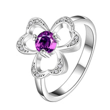 silver plated wedding ring Angel wings bague femme charms277 ELY