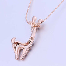 18K Gold Plating necklaces deer collares populares horloge ELY