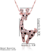 18K Gold Plating necklaces deer collares populares horloge ELY