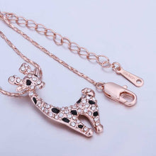 18K Gold Plating necklaces deer collares populares horloge ELY
