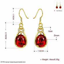 18k gold plated earings jewelry Hand holding crystal ball drop orecchini men jewelry ELY