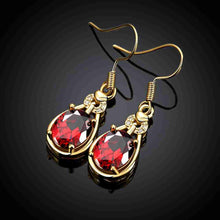 18k gold plated earings jewelry Hand holding crystal ball drop orecchini men jewelry ELY