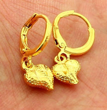 24k gold plated earring love stud pendientes bear bijoux femme YHDE 11 ELY