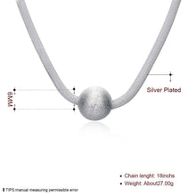 silver pendant Sand Net maxi necklace bone 182 ELY