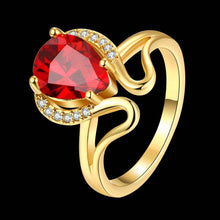 18K Gold Plating rings for men Holding sand anel de ouro charms18 ELY