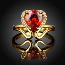 18K Gold Plating rings for men Holding sand anel de ouro charms18 ELY