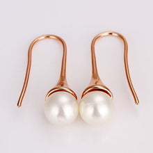 18K Gold Plated earings 1 beads drop earing drop earrings cuff Hand Madeball 315 ELY