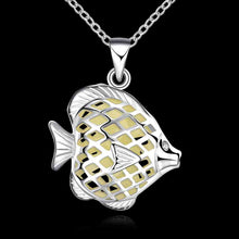 Glow in the Dark pendant necklace Hollow fish collares mujer jewelry LUYN 2 ELY