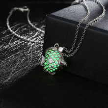 Glow in the Dark pendant necklace Hollow fish collares mujer jewelry LUYN 2 ELY