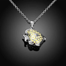 Glow in the Dark pendant necklace Hollow fish collares mujer jewelry LUYN 2 ELY