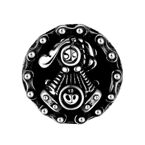 Maya stainless steel rings dome anel masculino joias125 ELY