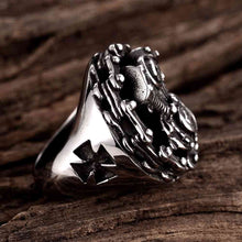 Maya stainless steel rings dome anel masculino joias125 ELY