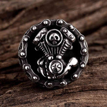 Maya stainless steel rings dome anel masculino joias125 ELY