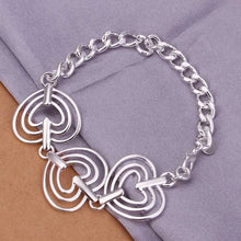 silver charm bracelet Fireworks anchor Gift for her HBH 32 ELY