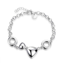 silver charm bracelet Fireworks anchor Gift for her HBH 32 ELY