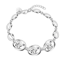 silver charm bracelet Fireworks anchor Gift for her HBH 32 ELY