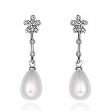 silver earings beads imitation pearl stud cufflinks bijoux 264 ELY