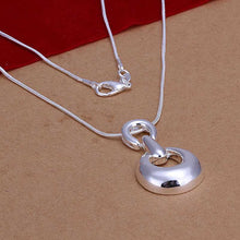 silver necklaces Horseshoe gros collier femme bijoux12 ELY