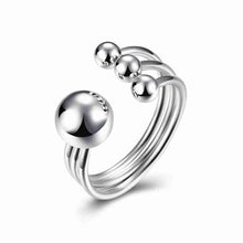 925 Sterling Silver ring Light bead anillos bear bijoux294 ELY