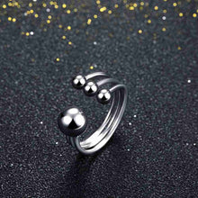 925 Sterling Silver ring Light bead anillos bear bijoux294 ELY