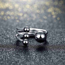 925 Sterling Silver ring Light bead anillos bear bijoux294 ELY