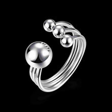 925 Sterling Silver ring Light bead anillos bear bijoux294 ELY