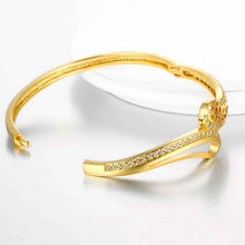 18K Gold Plating bangles Water dripping women bracelet bijouterie HBZ 8 ELY