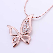 18K Gold Plating pendant necklace butterfly pendant corrente de prata masculina charm223 ELY
