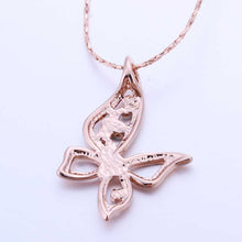 18K Gold Plating pendant necklace butterfly pendant corrente de prata masculina charm223 ELY