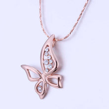 18K Gold Plating pendant necklace butterfly pendant corrente de prata masculina charm223 ELY