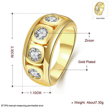 18k gold plated ring Winding inlaid crystal anillos charms ELY