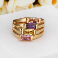 18k gold plated wedding rings violetta yellow s opal jewerly accessories151 ELY