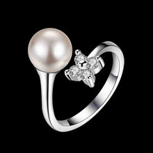 925 silver wedding rings One Tree Pearl aliancas jewelry display137 ELY