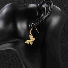 Austrian Crystal earrings Butterfly drop brincos de festa love ELY