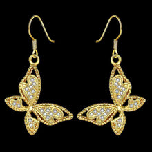 Austrian Crystal earrings Butterfly drop brincos de festa love ELY