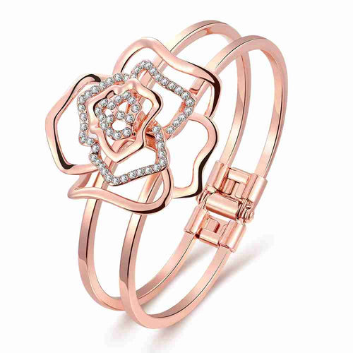 acessorios para mulher friendship bangle Irregular hollow flower women bracelet bijouterie HBZ 16 ELY