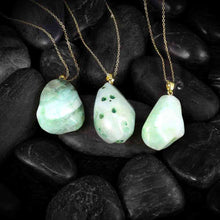 natural stone pendant natural big necklace wedding decoration288 ELY