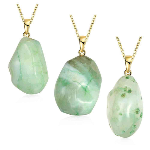 natural stone pendant natural big necklace wedding decoration288 ELY