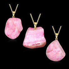 natural stone pendant natural big necklace wedding decoration288 ELY