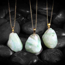 natural stone pendant natural big necklace wedding decoration288 ELY