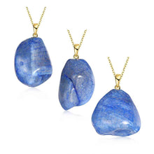 natural stone pendant natural big necklace wedding decoration288 ELY