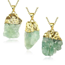 natural stone pendant natural big necklace wedding decoration288 ELY