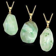 natural stone pendant natural big necklace wedding decoration288 ELY