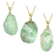 natural stone pendant natural big necklace wedding decoration288 ELY