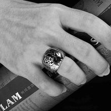 punk style stainless steel rings Mysterious Church anel masculino floating charms MAYAR 21 ELY